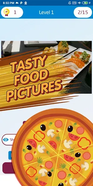 Guess food games  [МОД Бесконечные монеты] Screenshot 4