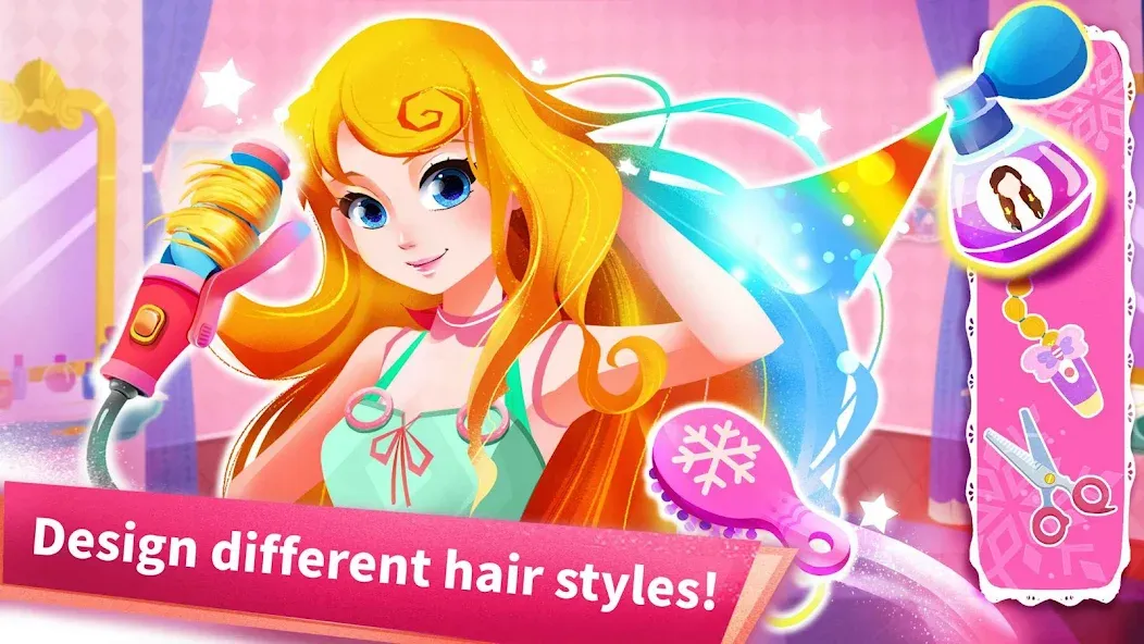 Little Panda: Princess Salon  [МОД Все открыто] Screenshot 3