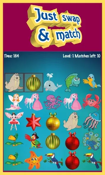 Sweet Match 3 Puzzle Game  [МОД Unlocked] Screenshot 1