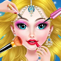 Скачать взлом Doll Makeover - Fashion Queen (Игры по макияжу для девочек)  [МОД Menu] - стабильная версия apk на Андроид