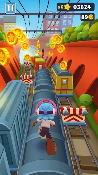 Subway Surfers (абвей Серферс)  [МОД Много денег] Screenshot 3