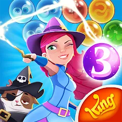 Взломанная Bubble Witch 3 Saga (Бабл Витч 3 Сага)  [МОД Меню] - полная версия apk на Андроид