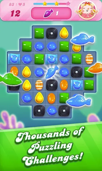 Candy Crush Saga (Кенди Краш Сага)  [МОД Много денег] Screenshot 3