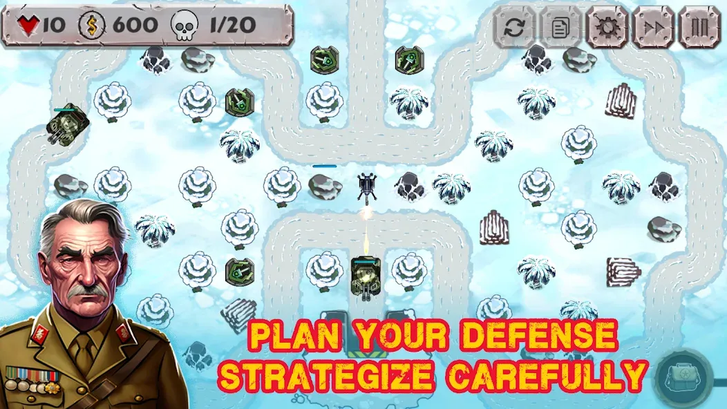 Battle Strategy: Tower Defense  [МОД Unlimited Money] Screenshot 1