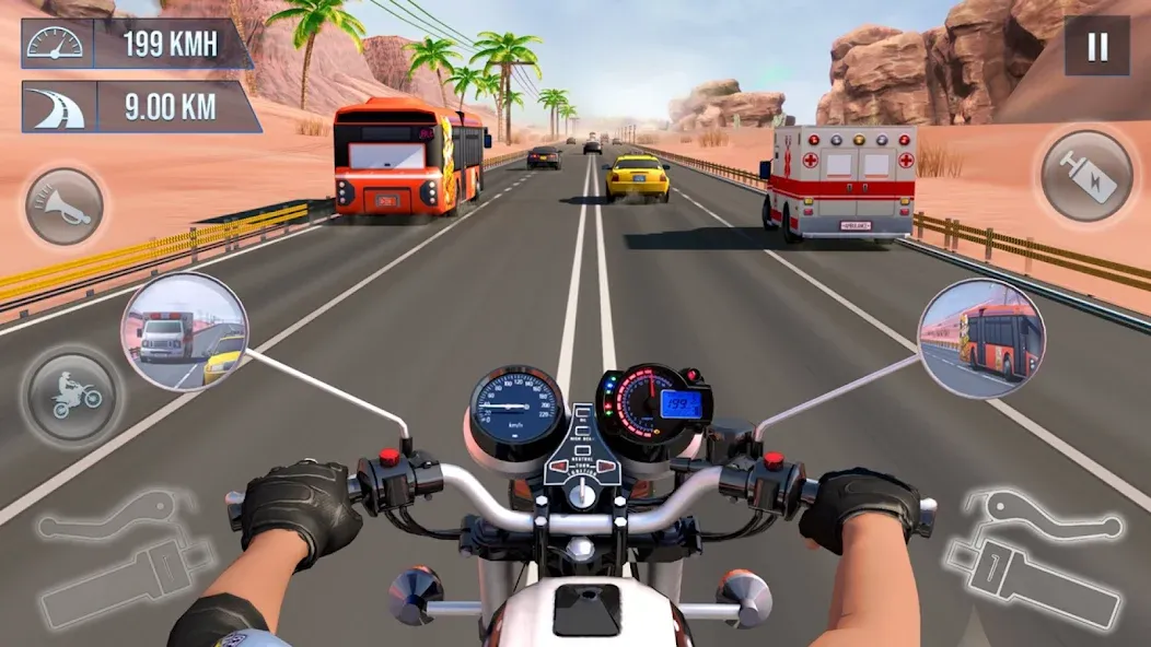 Moto World Tour: Bike Racing  [МОД Бесконечные монеты] Screenshot 1