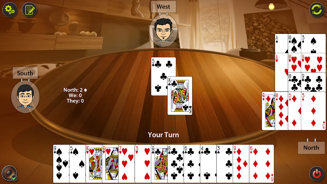 Auction Bridge & IB Card Game  [МОД Много денег] Screenshot 2