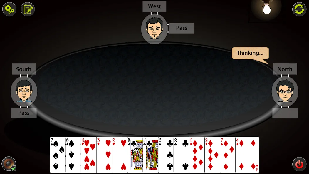 Auction Bridge & IB Card Game  [МОД Много денег] Screenshot 3