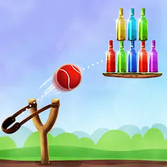 Скачать взломанную Bottle Shooting Game 2  [МОД Бесконечные деньги] - стабильная версия apk на Андроид