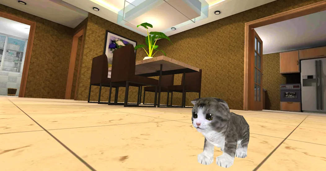 Kitten Cat Simulator 3D Craft  [МОД Все открыто] Screenshot 2