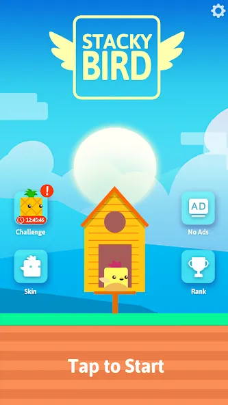 Stacky Bird: Fun Egg Dash Game (тэки птица)  [МОД Меню] Screenshot 1