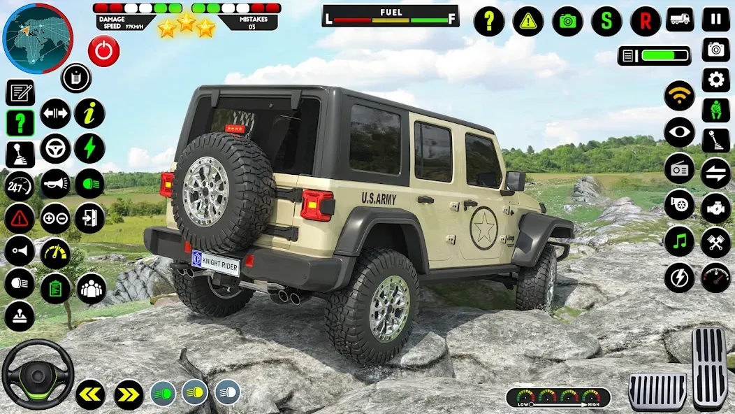 Army Truck Transporter Game 3D  [МОД Все открыто] Screenshot 1