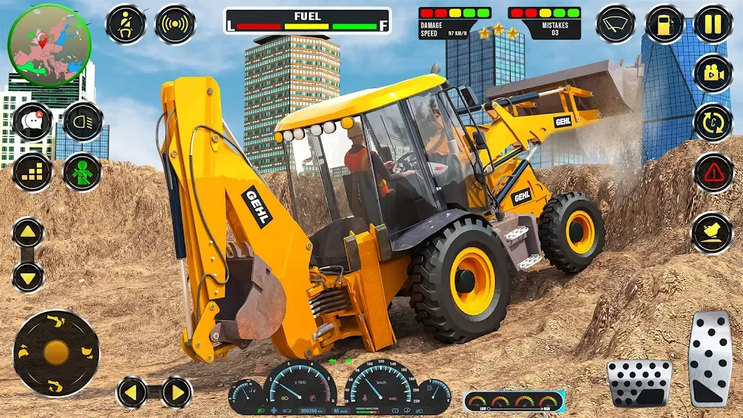 Real JCB Construction Games 3D  [МОД Menu] Screenshot 5