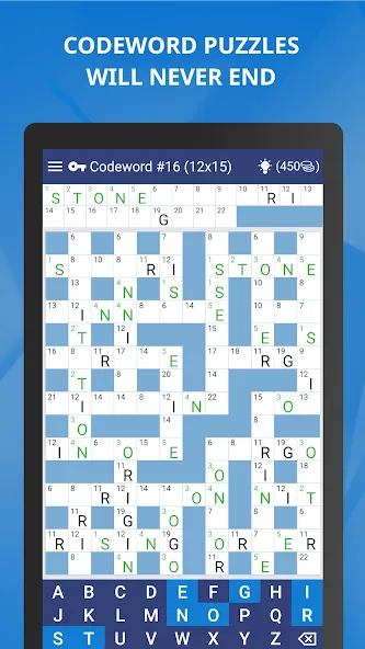 Keywords — Codeword Puzzle  [МОД Unlocked] Screenshot 2