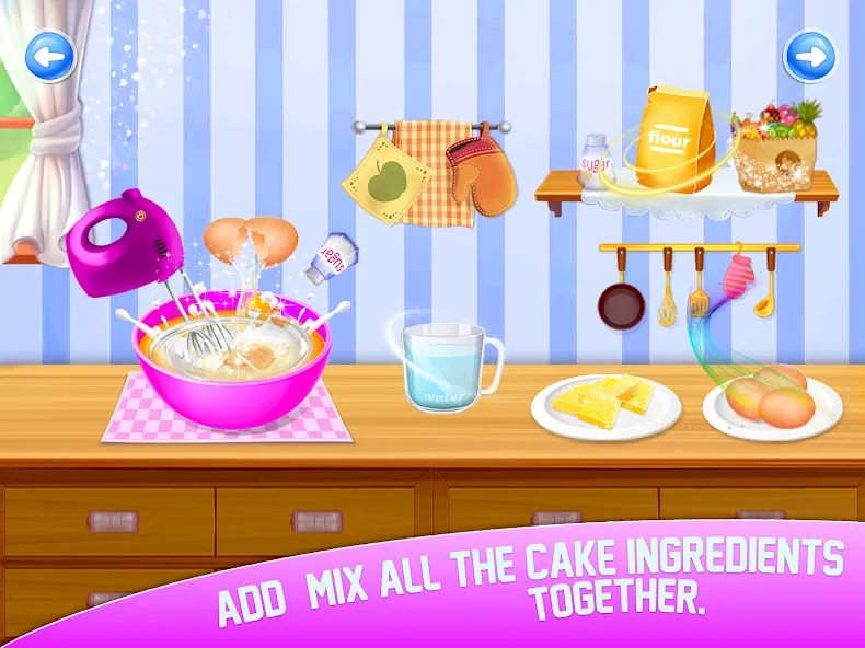 Cake Maker Sweet Bakery Games  [МОД Бесконечные монеты] Screenshot 3