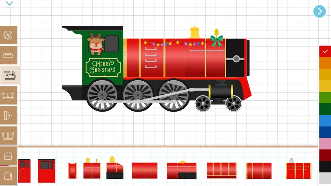 Christmas Train Game For Kids  [МОД Бесконечные деньги] Screenshot 2