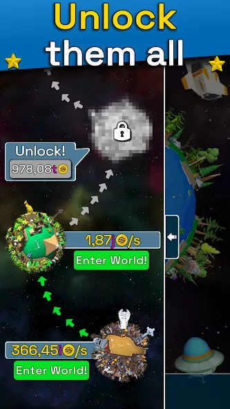 Planet Evolution: Idle Clicker (Планета Эволюция)  [МОД Все открыто] Screenshot 5