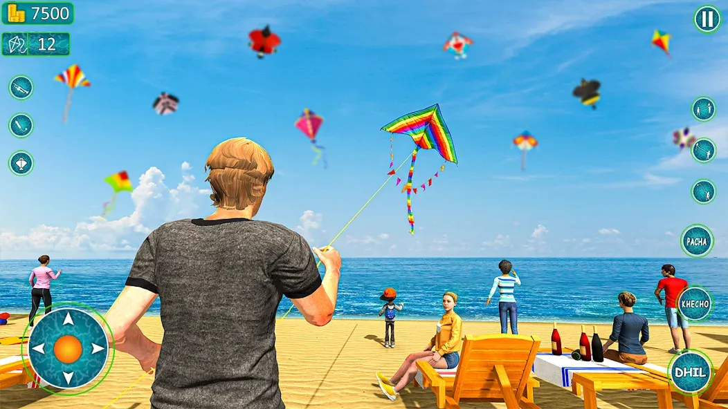 Kite Basant: Kite Flying Games  [МОД Много монет] Screenshot 1