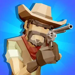 Скачать взлом Western Cowboy: Shooting Game (Вестерн Каубой)  [МОД Unlimited Money] - последняя версия apk на Андроид