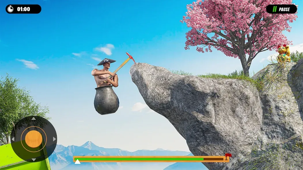 Hammer Climber Man: Pot Man 3D  [МОД Много монет] Screenshot 1