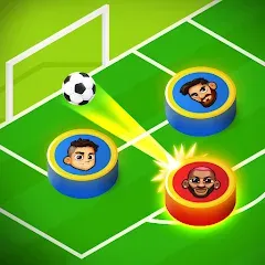 Скачать взломанную Super Soccer 3v3 (Online) (упер футбол 3 на 3)  [МОД Mega Pack] - стабильная версия apk на Андроид