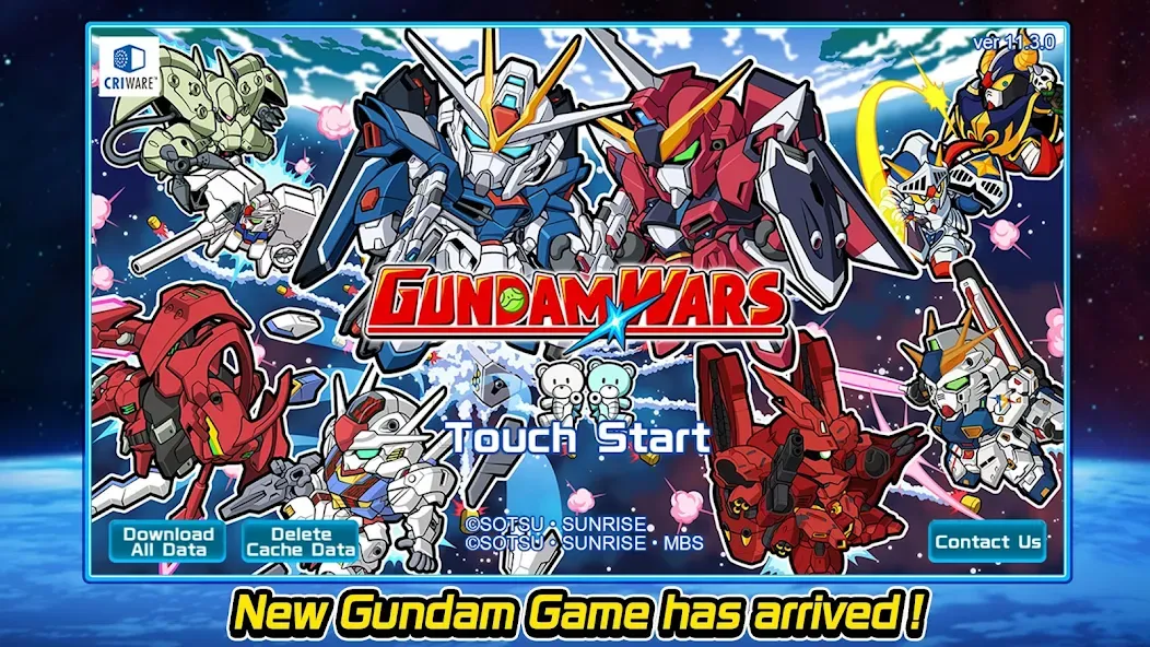 LINE: Gundam Wars (Лайн)  [МОД Много денег] Screenshot 1