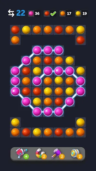 Bubble Link - Connect & Match (Бабл Линк)  [МОД Меню] Screenshot 5