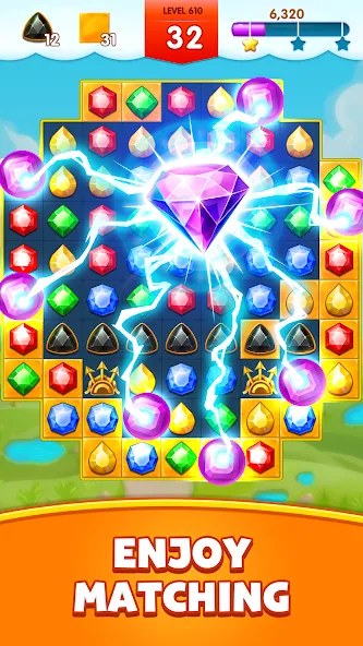 Jewels Legend - Match 3 Puzzle (Джуэл Легенд)  [МОД Mega Pack] Screenshot 3