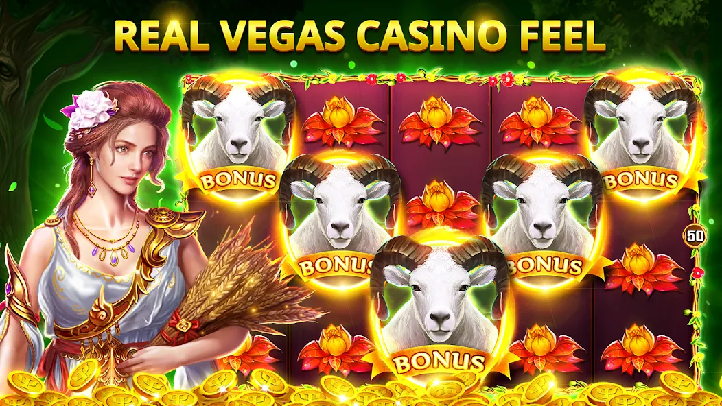 Slots Myth - Slot Machines  [МОД Много денег] Screenshot 4