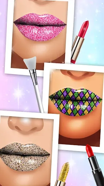 Lip Art Makeup Beauty Game  [МОД Все открыто] Screenshot 1