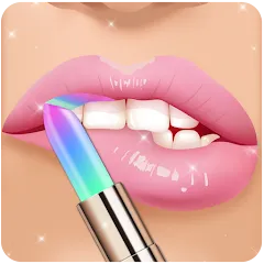 Скачать взломанную Lip Art Makeup Beauty Game  [МОД Все открыто] - последняя версия apk на Андроид