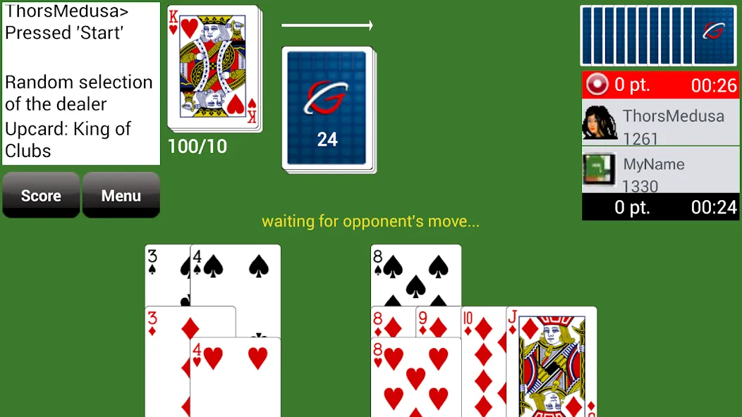 Gin Rummy GC Online (Джин Рамми Онлайн)  [МОД Mega Pack] Screenshot 1