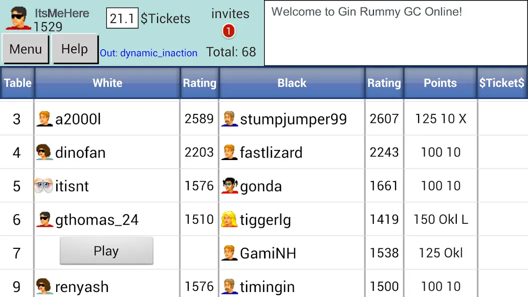 Gin Rummy GC Online (Джин Рамми Онлайн)  [МОД Mega Pack] Screenshot 2