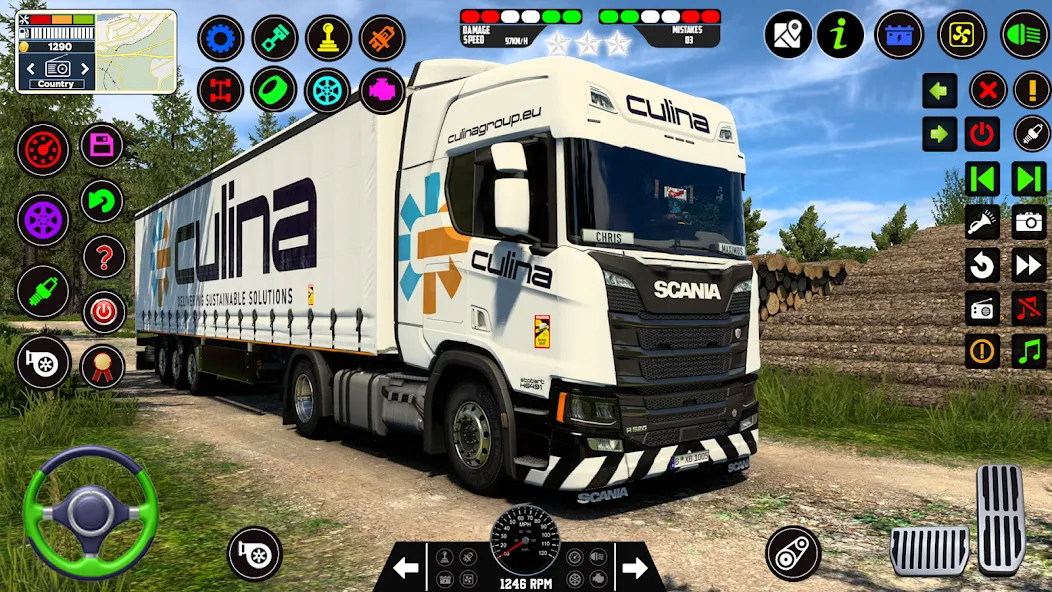 City Truck Simulator 2023  [МОД Unlocked] Screenshot 1