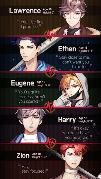 Dangerous Fellows:Otome Dating  [МОД Unlocked] Screenshot 3