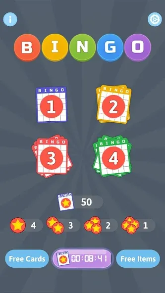 Bingo Mania - Light Bingo Game (Бинго Мания)  [МОД Все открыто] Screenshot 2