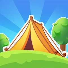 Взлом Campsite Craze: Puzzle Merge (Кемпинговая Лихорадка)  [МОД Menu] - последняя версия apk на Андроид