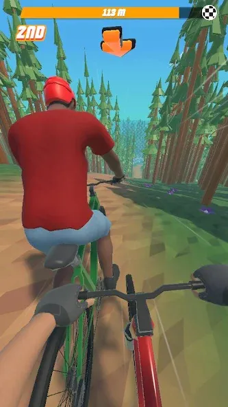 Bike Hill 3D (Байк Хилл 3Д)  [МОД Menu] Screenshot 1