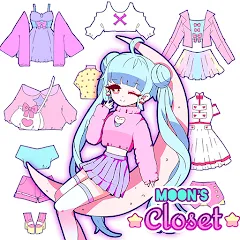 Взлом Moon's Closet dress up game  [МОД Меню] - последняя версия apk на Андроид