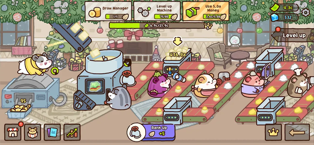 Hamster Cookie Factory  [МОД Меню] Screenshot 5