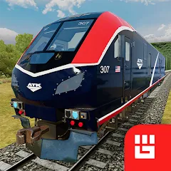 Скачать взломанную Train Simulator PRO USA (Трейн Симулятор ПРО США)  [МОД Unlimited Money] - полная версия apk на Андроид