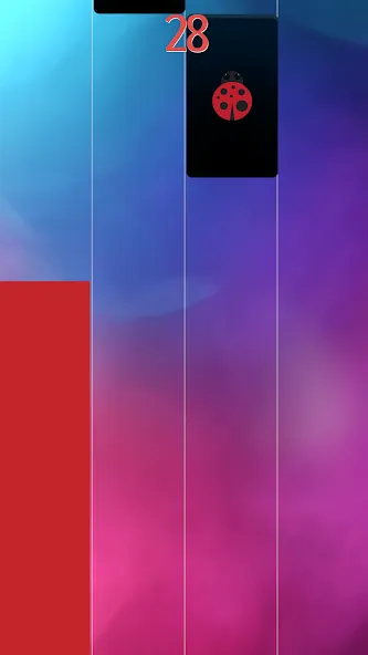 Piano Noir Ladybug Tiles 2 (Пианино Нуар Картинки С кожанкой Жук 2)  [МОД Много монет] Screenshot 4