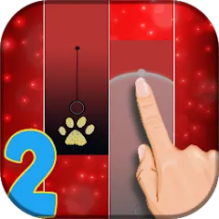 Скачать взломанную Piano Noir Ladybug Tiles 2 (Пианино Нуар Картинки С кожанкой Жук 2)  [МОД Много монет] - полная версия apk на Андроид