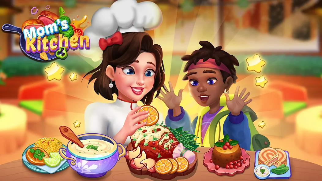 Mom's Kitchen : Cooking Games  [МОД Все открыто] Screenshot 1