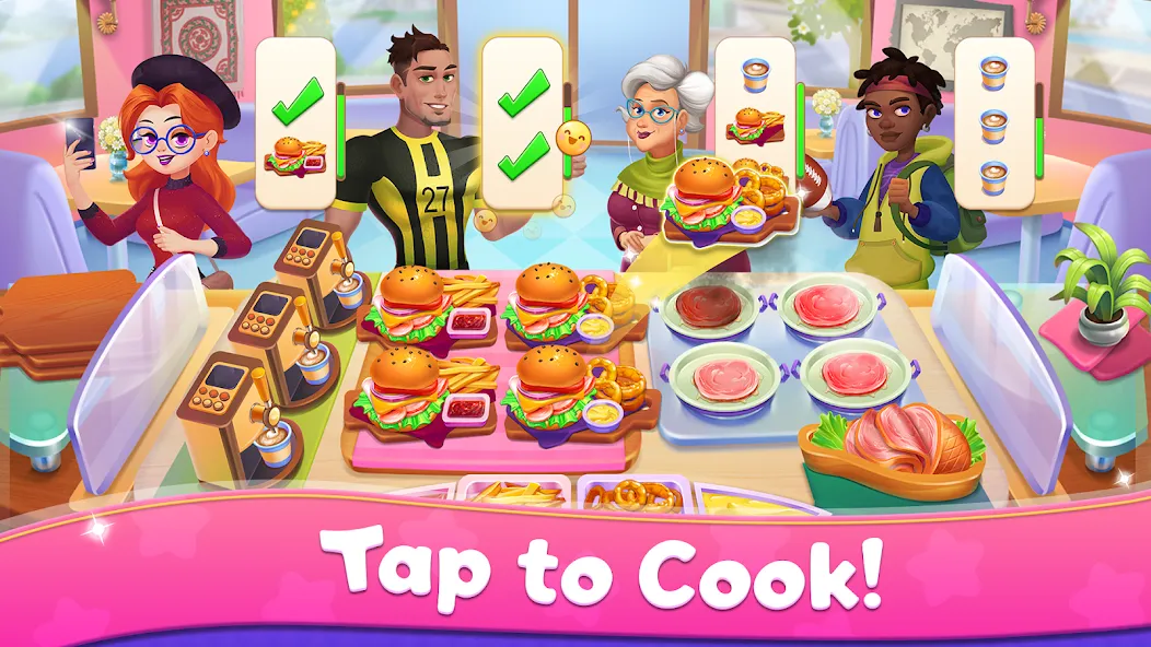 Mom's Kitchen : Cooking Games  [МОД Все открыто] Screenshot 3