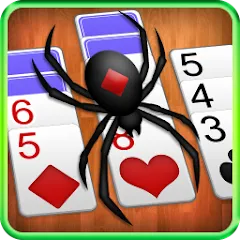 Скачать взлом Spider Solitaire  [МОД Бесконечные деньги] - полная версия apk на Андроид