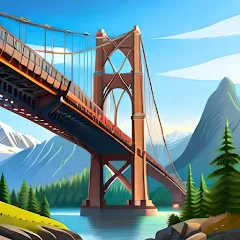 Взлом Bridgezz: Bridge Construction (Бриджзз)  [МОД Unlocked] - последняя версия apk на Андроид