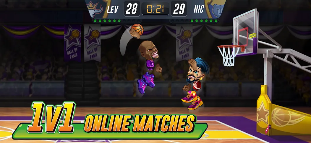 Basketball Arena: Online Game (Баскетбольная арена)  [МОД Меню] Screenshot 1