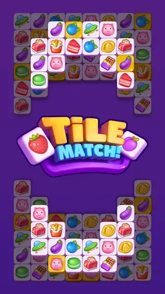 Tile Match - Matching Game (Тайл Матч)  [МОД Menu] Screenshot 5