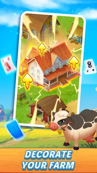 Solitaire Farm Adventure (Солитер)  [МОД Меню] Screenshot 4