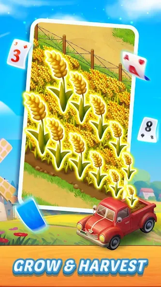 Solitaire Farm Adventure (Солитер)  [МОД Меню] Screenshot 5